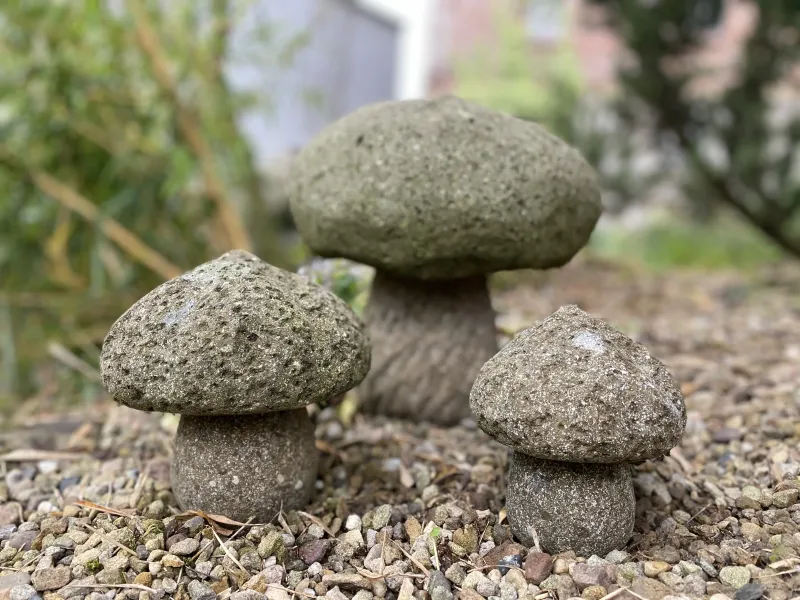 Pilz-Objekt, aus einem Stück, Größe S 