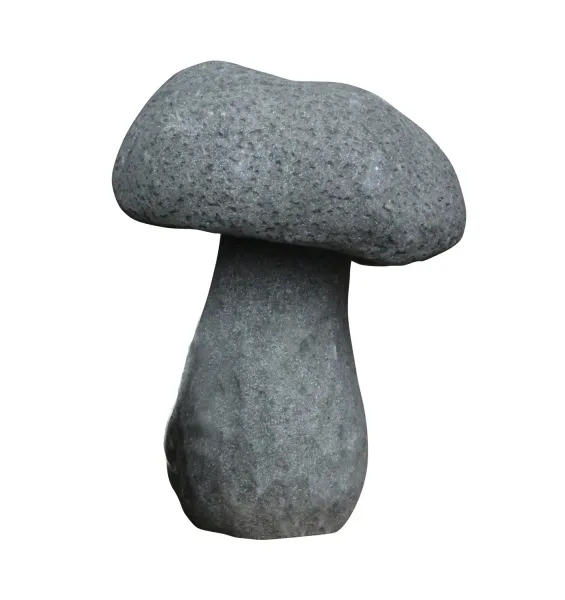 porcini, ca. 30 cm H Basanite, handmade 