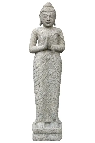 Standing Buddha, Indian, 120 cm H 