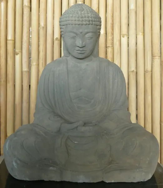 Seated Buddha - Japan 65cm, antique finish 