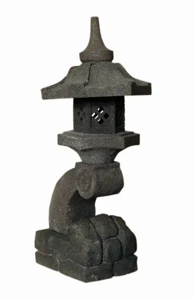 Japanese stone lantern model RANKEI, 120 cm H 