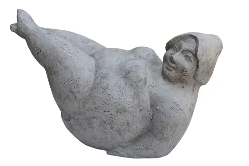 beach pearl, fat woman, lying, ballet 