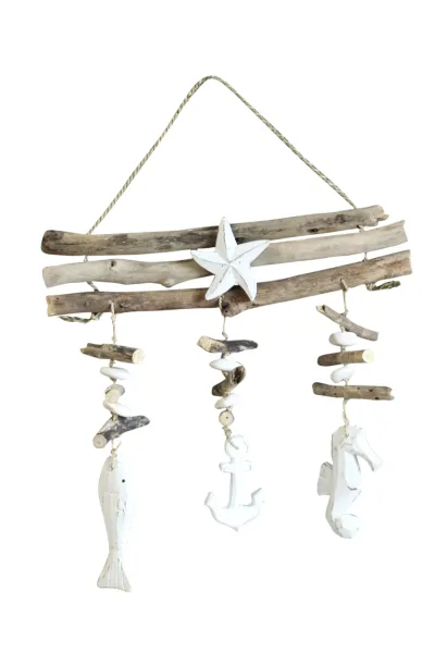 Decoration hanger with 3 motifs, 43x4x55 cm 