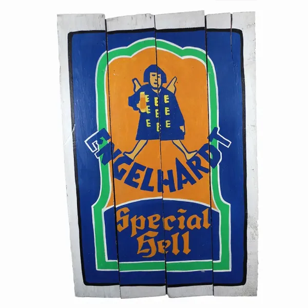 Handbemaltes Schild „Engel Hardt Special“, 60 x 40 cm 