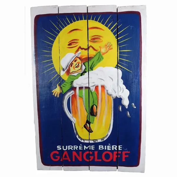 Hand painted sign ''Suprème Bière'' 