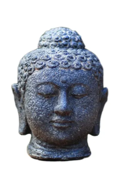 Buddha head, 15cm high - inside, black 