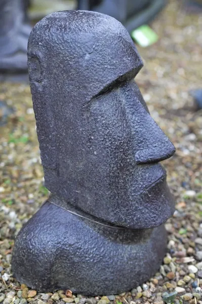 Moai, Größe S (15- 40 cm) 30 cm (Vollguss)