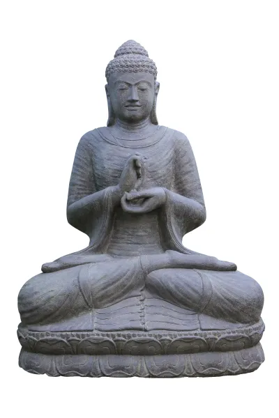 Seated Buddha, Indian, 45 cm H 