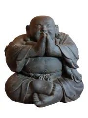 Sitzender Mönch, lachend 55 cm 