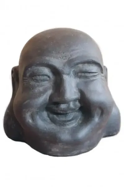 SALE – Chin. Buddha-Kopf als Wasserspiel, 40 cm 