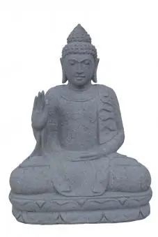 Buddha-Figur, sitzend, Lehrgeste, 80 cm 