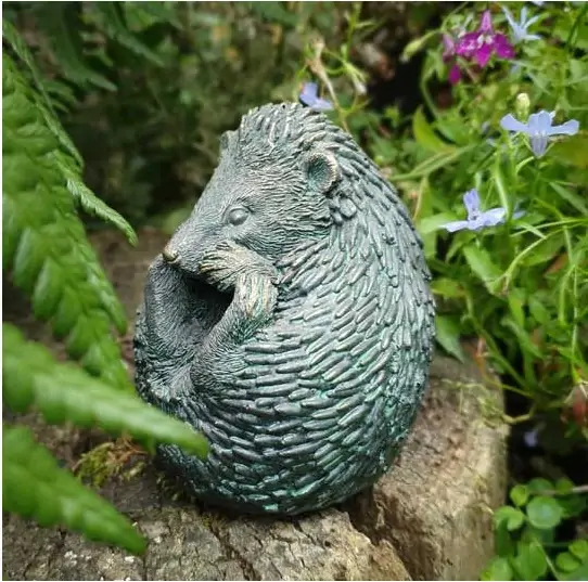 Kleiner Igel – Bronzeoptik, ca. 9 cm 