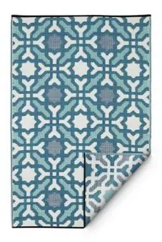 Fab Hab - Outdoor rug, Seville, blue (120 cm x 180 cm) 