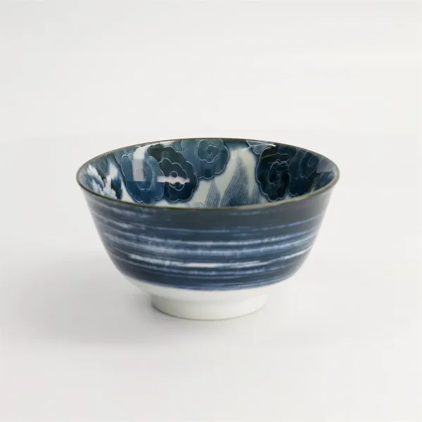 Japonism Lion Small Tayo Bowl 12.7x6.8cm 350ml Black 